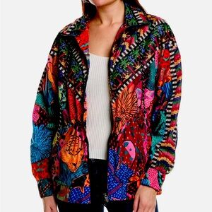 FARM Rio Cool Leopards Windbreaker NWT